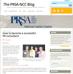 PRSA-NCC blog PR consultants